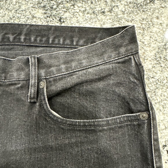 Proper Cloth Jeans Mens 36x35 Black Denim‎ Jeans Great Shape #998 - Picture 6 of 14